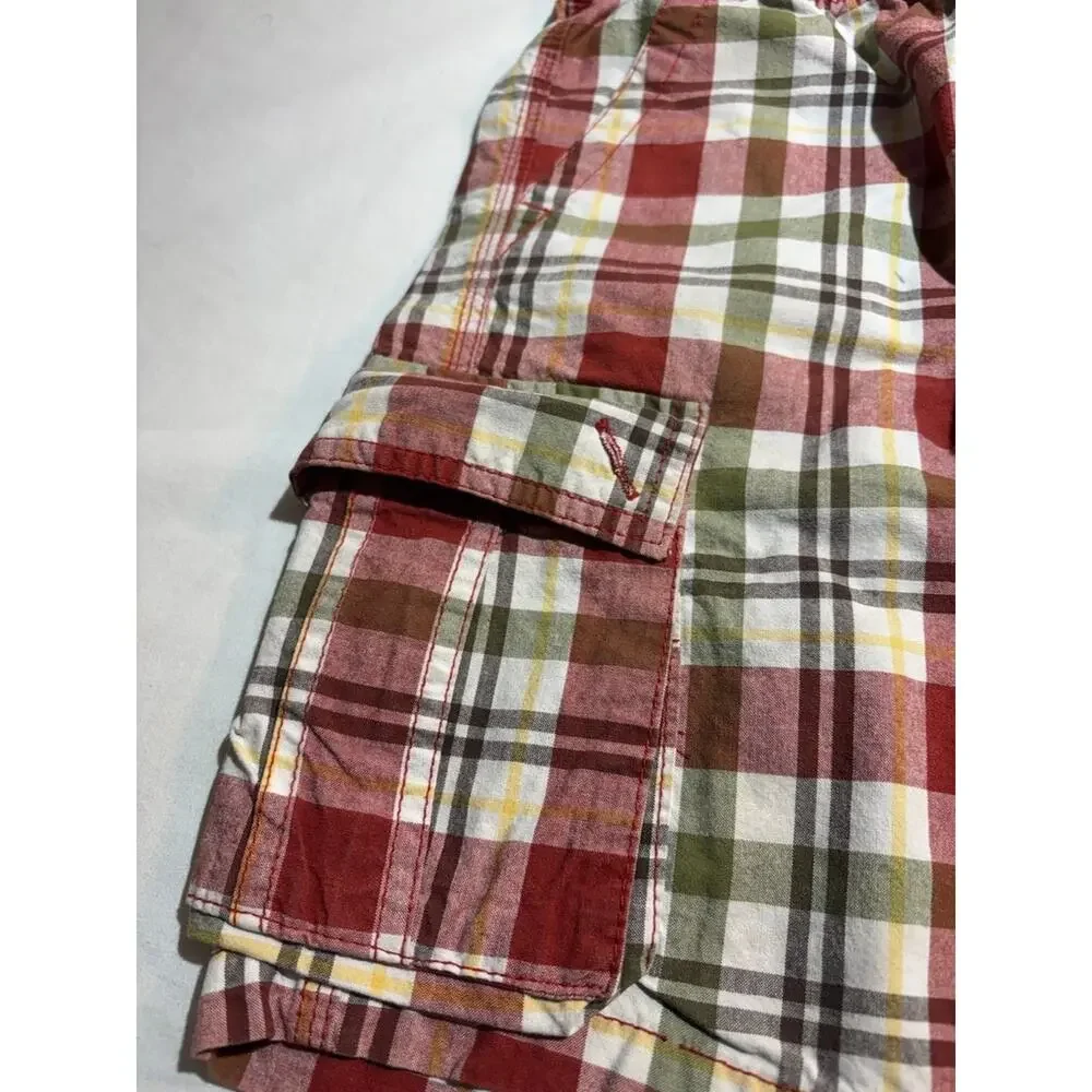Gymboree Boys' Plaid Cargo Shorts Sz 8